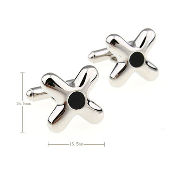 Enamel Dropping Glue Cufflinks