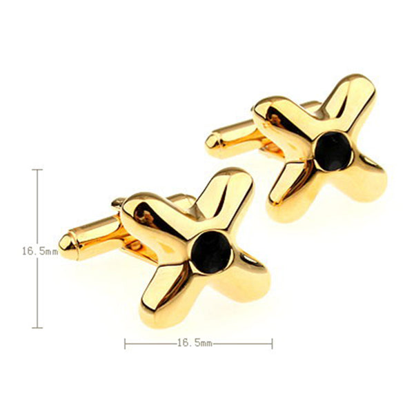 Enamel Dropping Glue Cufflinks