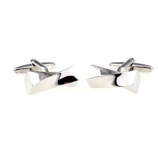 Plain Colour Metal Cufflinks