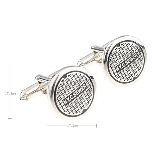 Grease Baking Paint Cufflinks