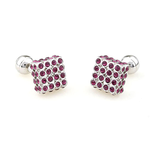 Crystal Zircon Cufflinks