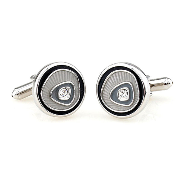 Crystal Zircon Cufflinks