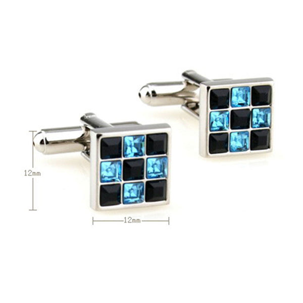 Crystal Zircon Cufflinks