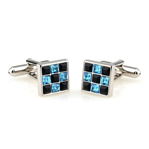 Crystal Zircon Cufflinks