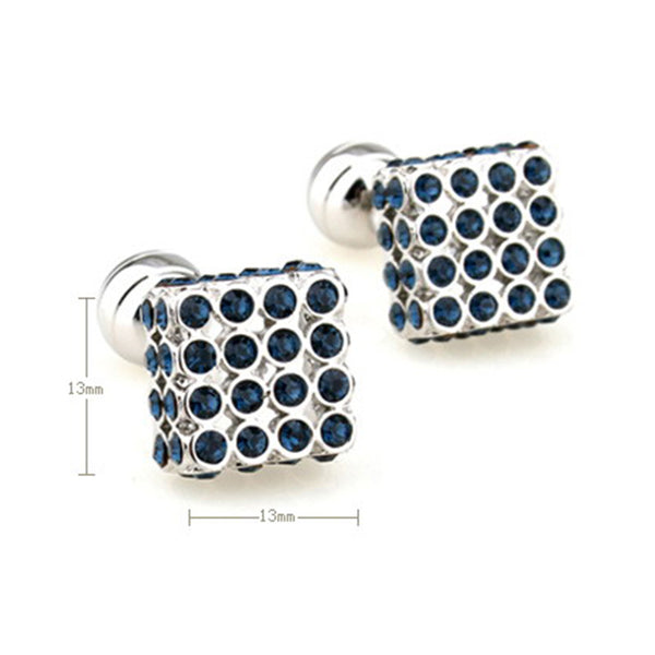 Crystal Zircon Cufflinks