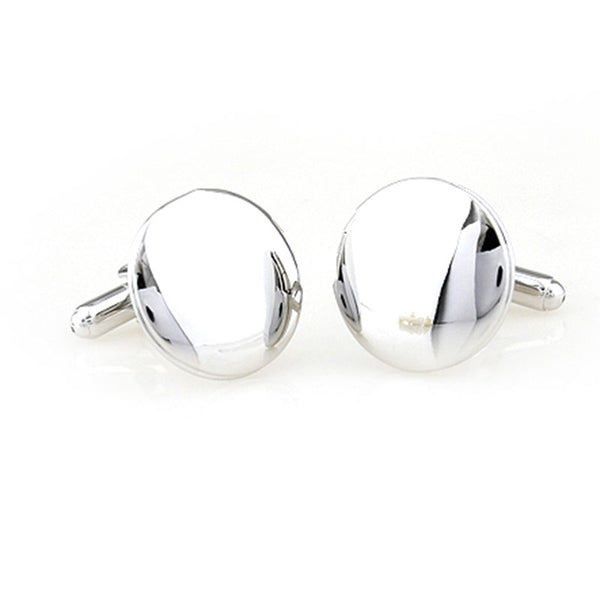 Sports Technology Plain Colour Metal Cufflinks