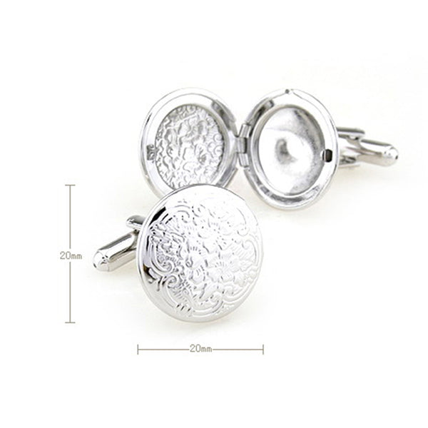 Sports Technology Plain Colour Metal Cufflinks