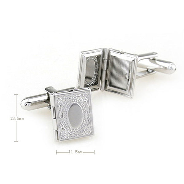 Sports Technology Plain Colour Metal Cufflinks