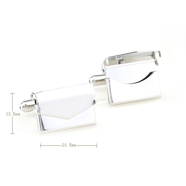 Sports Technology Plain Colour Metal Cufflinks