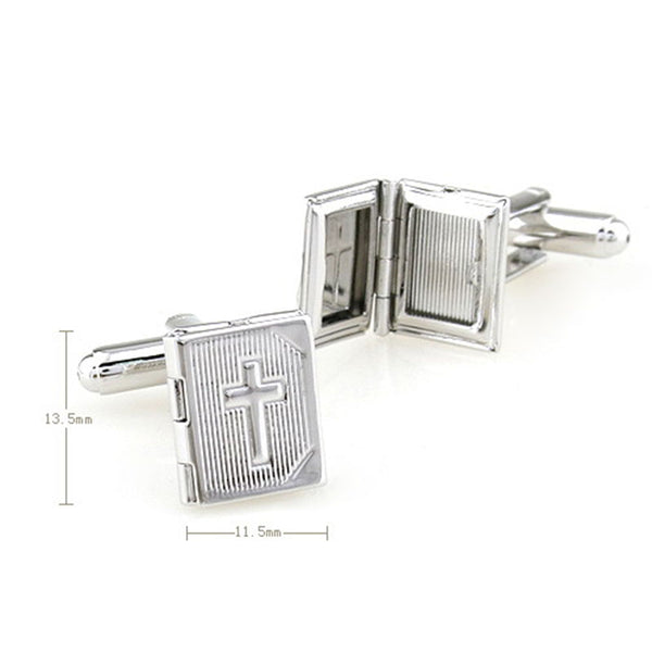 Sports Technology Plain Colour Metal Cufflinks