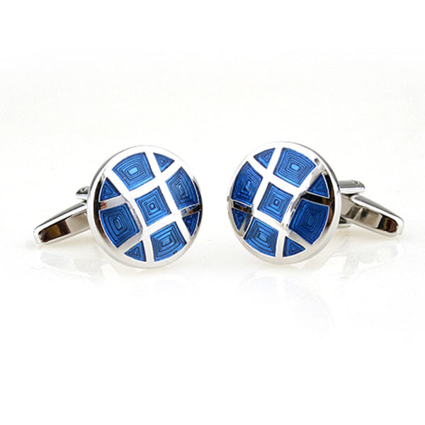 Enamel Dropping Glue Cufflinks