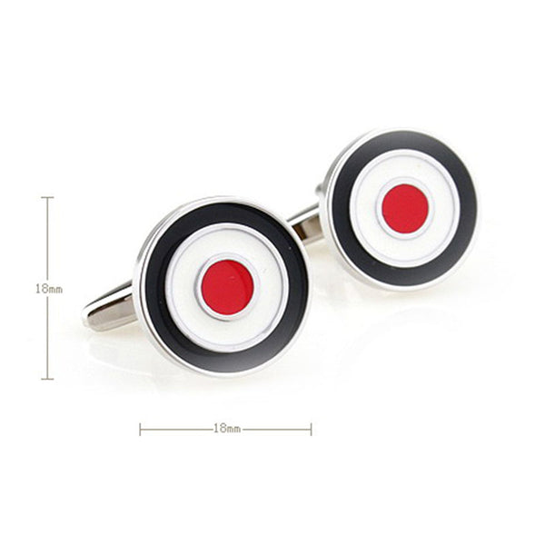 Enamel Dropping Glue Cufflinks