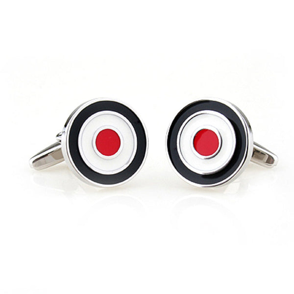 Enamel Dropping Glue Cufflinks