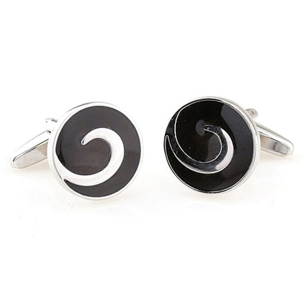 Enamel Dropping Glue Cufflinks