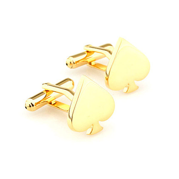 Movies Gambling Plain Colour Metal Cufflinks