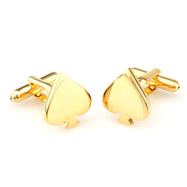 Movies Gambling Plain Colour Metal Cufflinks