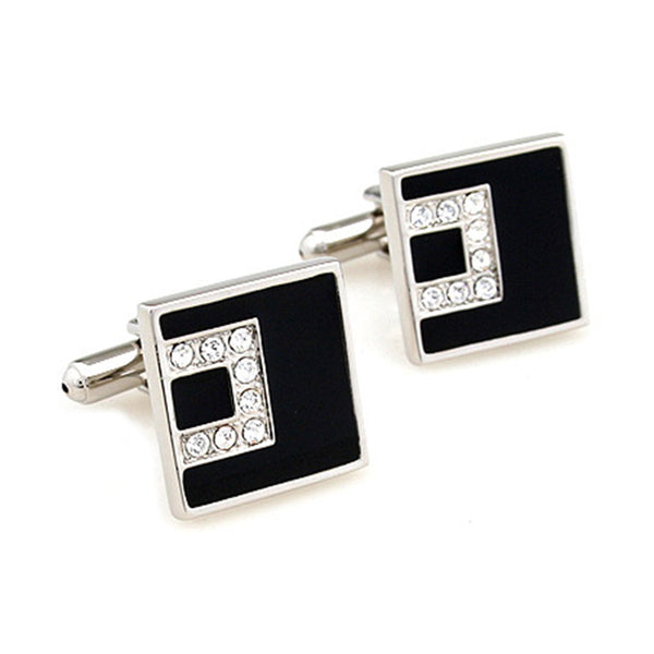 Crystal Zircon Cufflinks