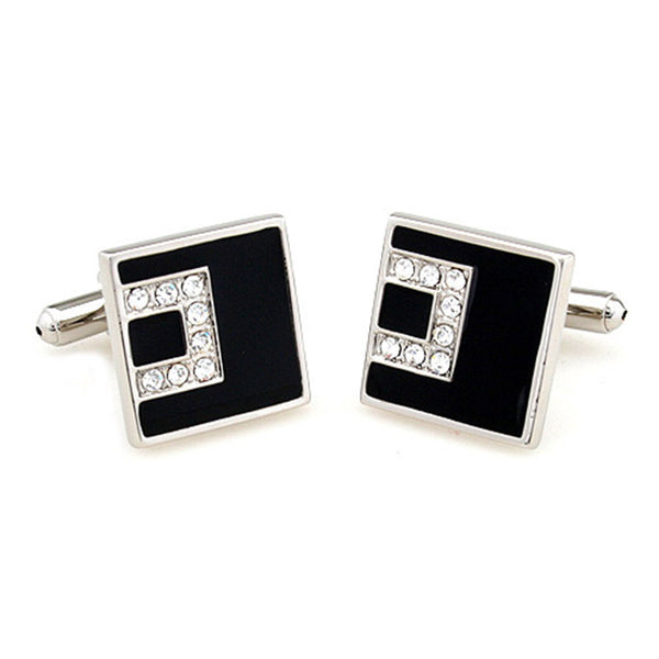 Crystal Zircon Cufflinks