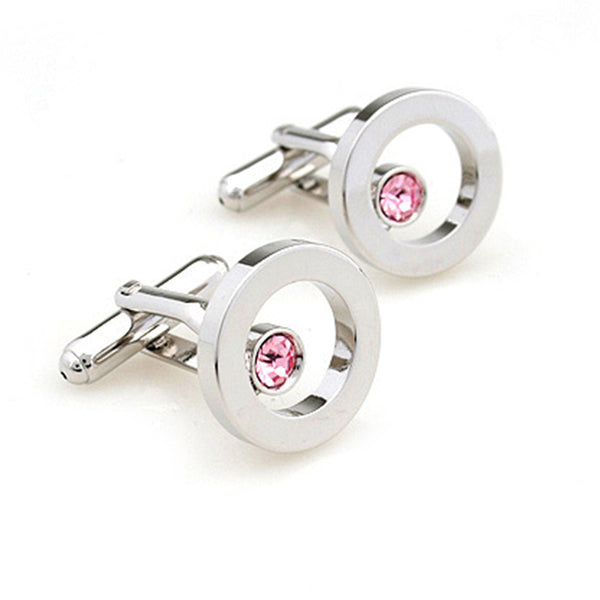 Crystal Zircon Cufflinks