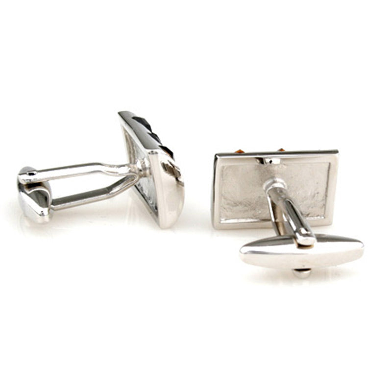 Crystal Zircon Cufflinks