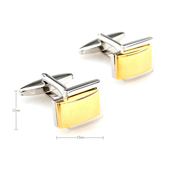 Plain Colour Metal Cufflinks