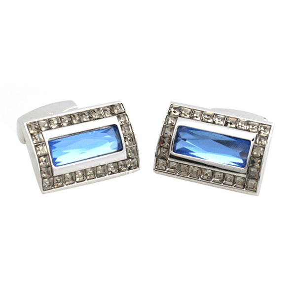 Crystal Zircon Cufflinks