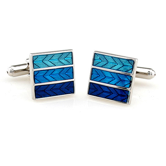 Enamel Dropping Glue Cufflinks