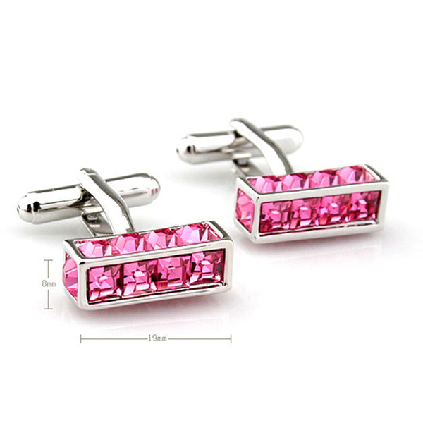 Crystal Zircon Cufflinks