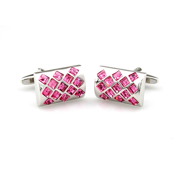 Crystal Zircon Cufflinks