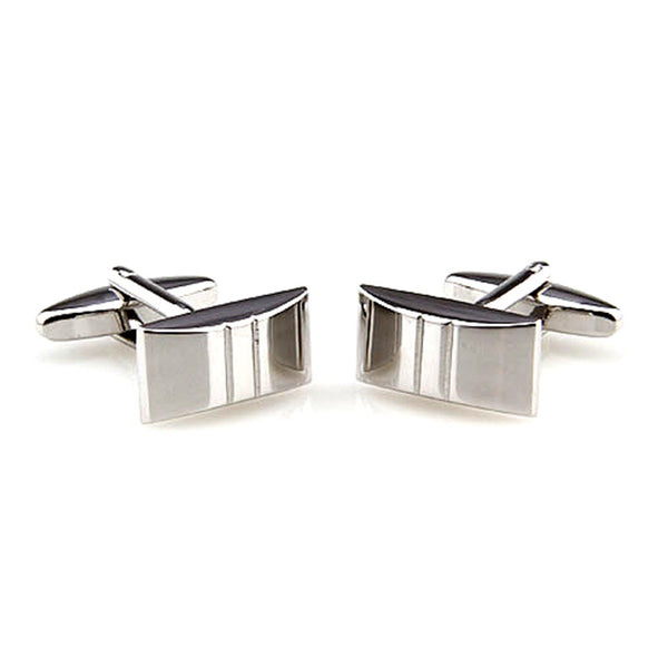 Plain Colour Metal Cufflinks