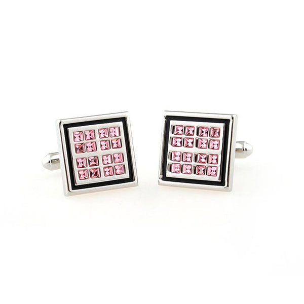 Crystal Zircon Cufflinks