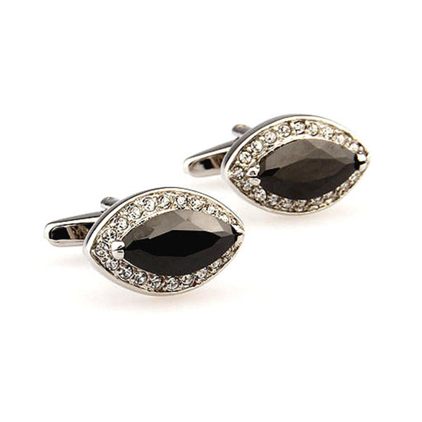 Crystal Zircon Cufflinks