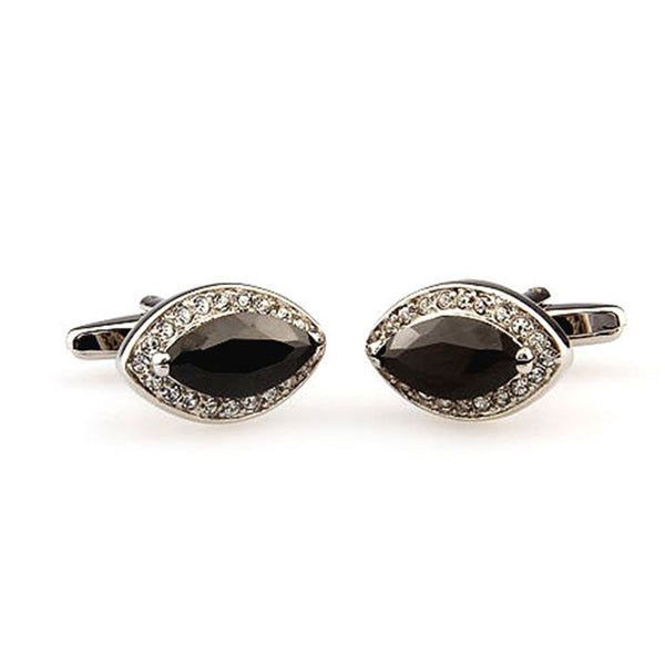 Crystal Zircon Cufflinks