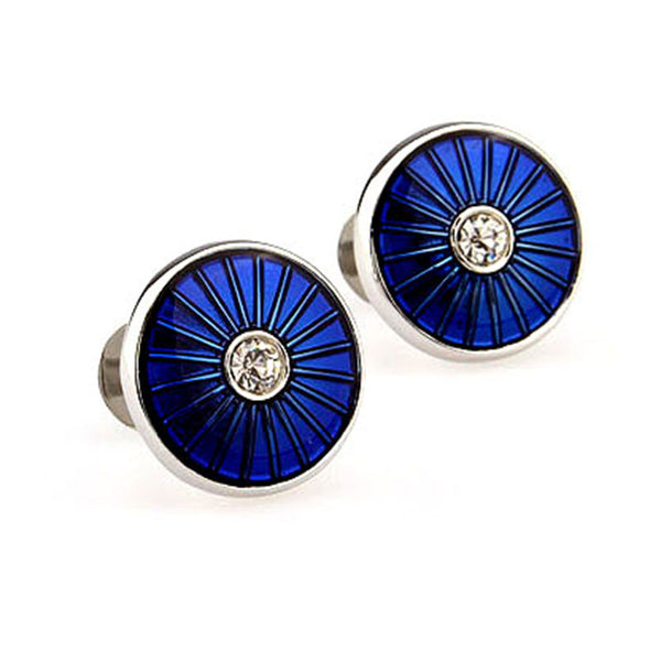 Crystal Zircon Cufflinks