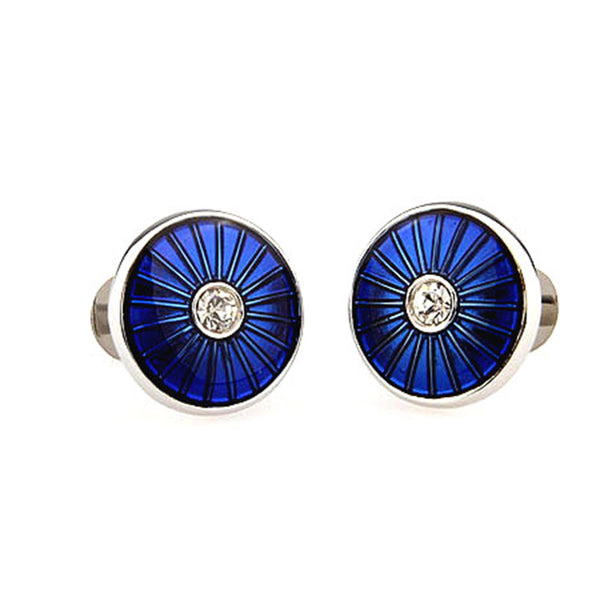 Crystal Zircon Cufflinks