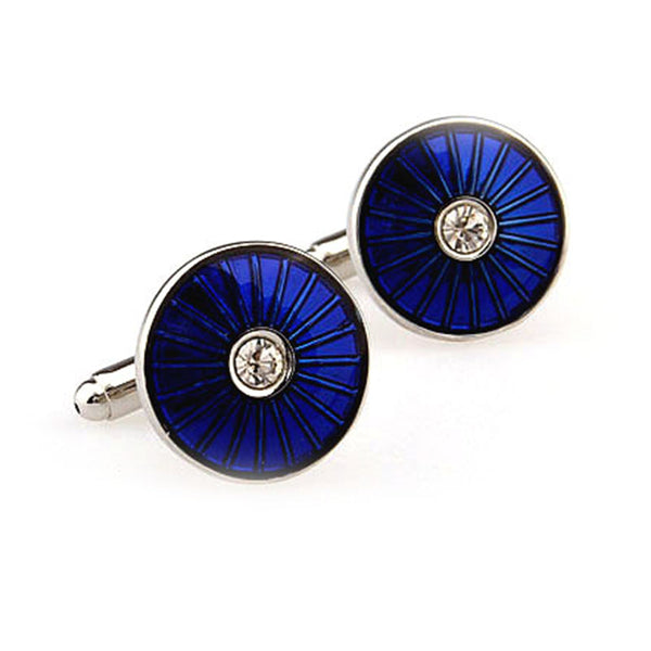 Crystal Zircon Cufflinks