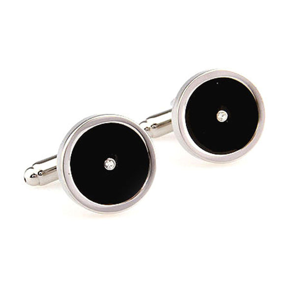 Crystal Zircon Cufflinks