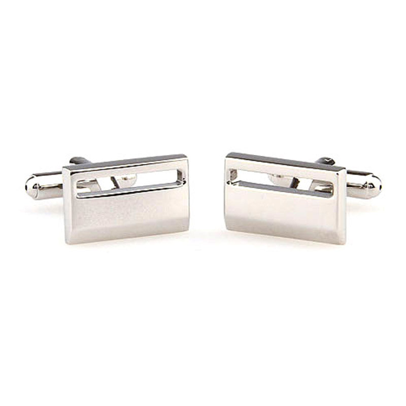 Plain Colour Metal Cufflinks