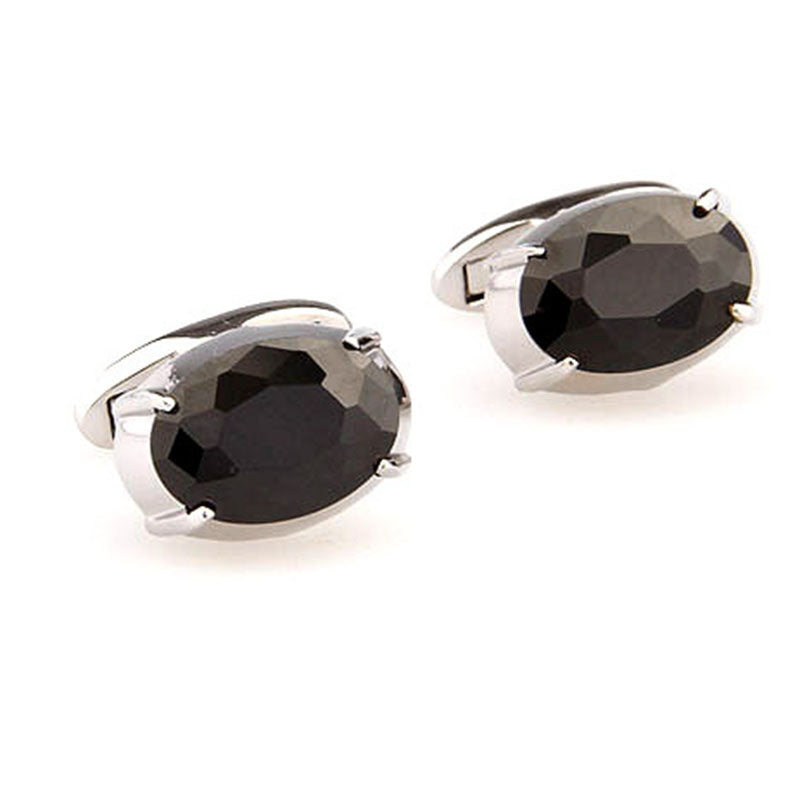 Crystal Zircon Cufflinks