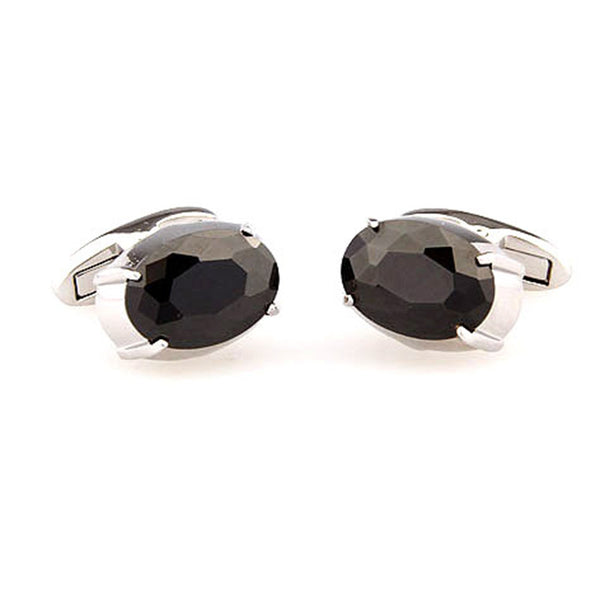 Crystal Zircon Cufflinks