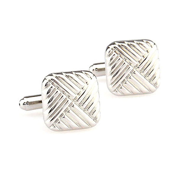 Plain Colour Metal Cufflinks