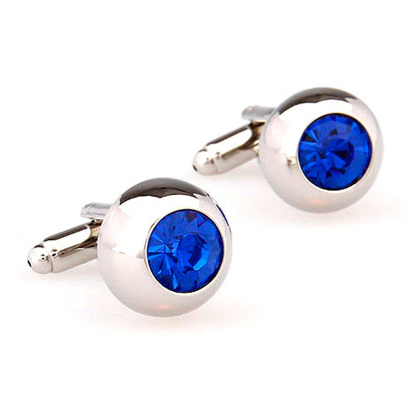 Crystal Zircon Cufflinks