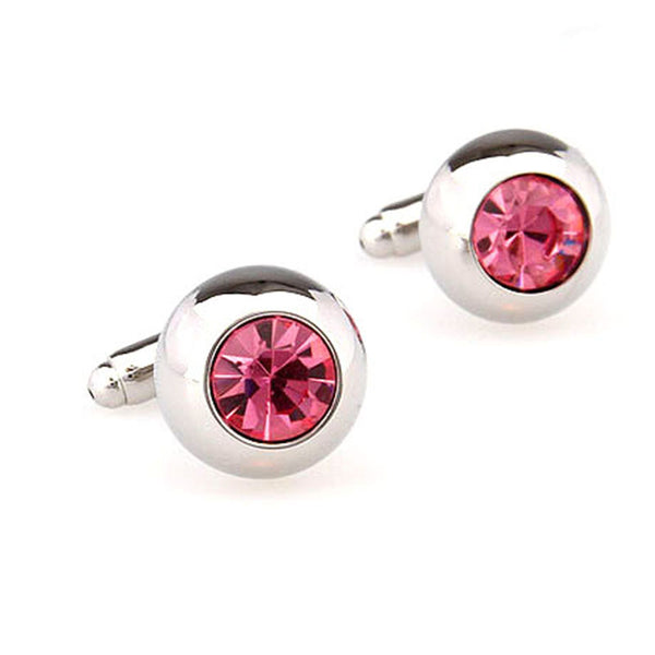 Crystal Zircon Cufflinks