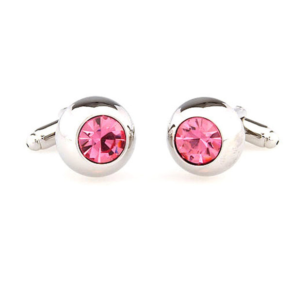 Crystal Zircon Cufflinks