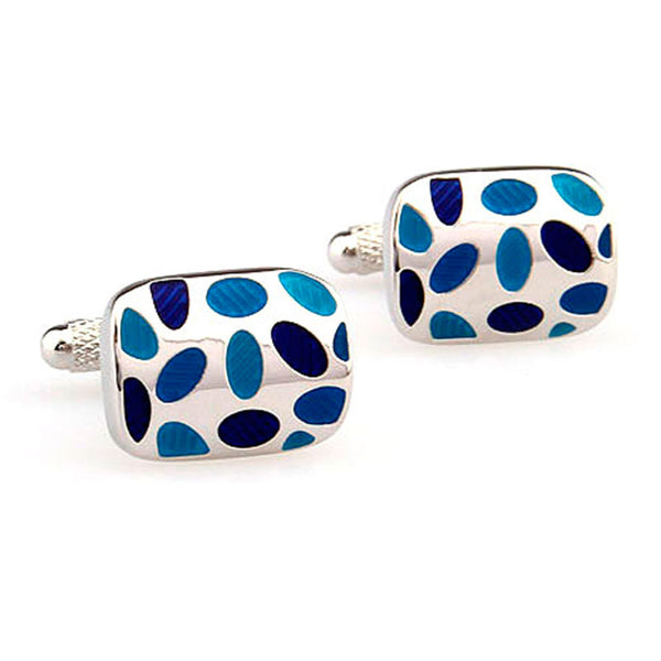 Enamel Dropping Glue Cufflinks