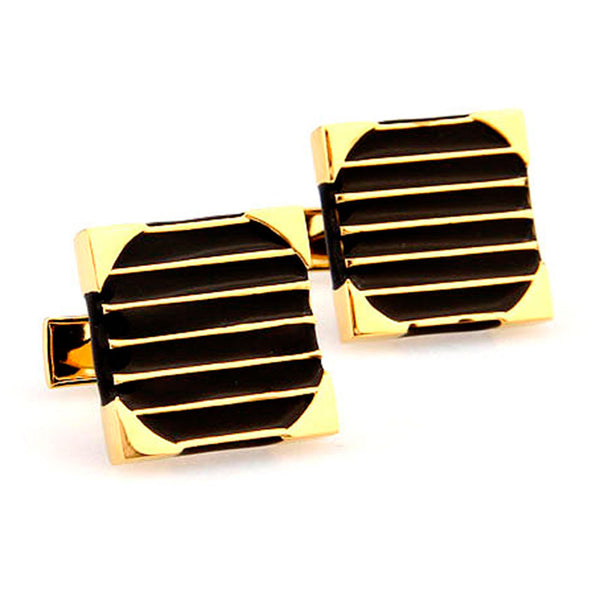 Enamel Dropping Glue Cufflinks