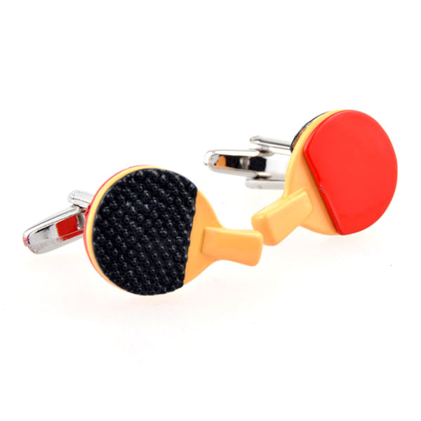 Sports Technology Grease Baking Paint Cufflinks