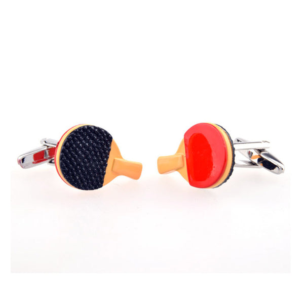 Sports Technology Grease Baking Paint Cufflinks