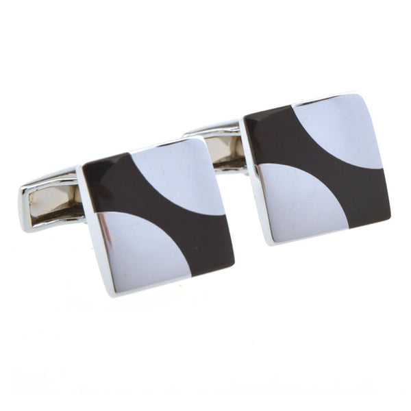 Enamel Dropping Glue Cufflinks