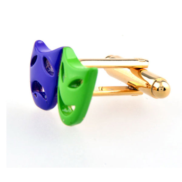 Enamel Dropping Glue Cufflinks